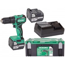 HiKOKI DV18DDWPZ Akku Schlagbohrschrauber (55Nm/18V/2x5,0Ah) Hitbox