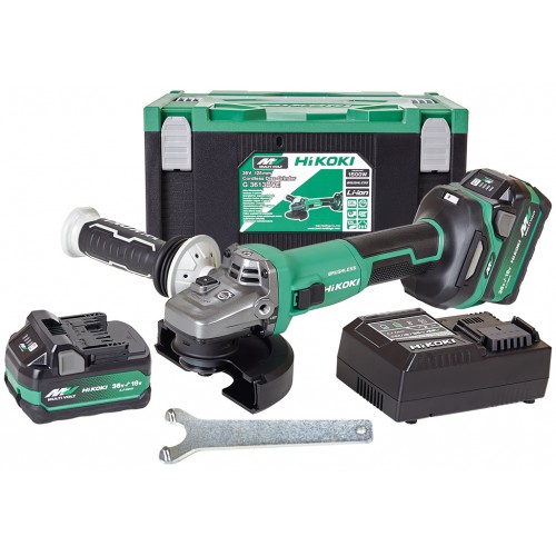 HiKOKI G3613DVEWQZ – 36 V MultiVolt Akku-Winkelschleifer 125 mm