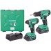 HiKOKI KC18DAWAZ Akku-Bohrschrauber Combo-Kit (2x 2,0Ah/18V)