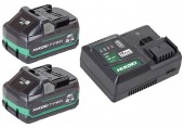 HiKOKI UC36YSL2WAZ Druckerhöhungsanlage 2x Multivolt 36V 4.0Ah/18V 8.0Ah Li-Ion+Schnellla