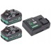 HiKOKI UC36YSL2WAZ Druckerhöhungsanlage 2x Multivolt 36V 4.0Ah/18V 8.0Ah Li-Ion+Schnellla
