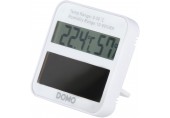 DOMO Thermometer/Hygrometer digital, solarbetrieben DO3101