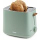 DOMO WOOD YOU Toaster für 2 Scheiben, 1000 W, grün, DO973T