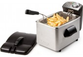 DOMO Große Familien-Fritteuse 4Liter Fassungsvermögen mit Deckel DO458FR