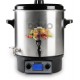 DOMO Einkochautomat, Edelstahl mit LCD - 2 Öffnungen - Edelstahlhahn (27l/2000W) DO42329PC