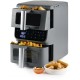 DOMO Vertikale Doppel-Heißluftfritteuse 3,5+6,5 l DO550FR