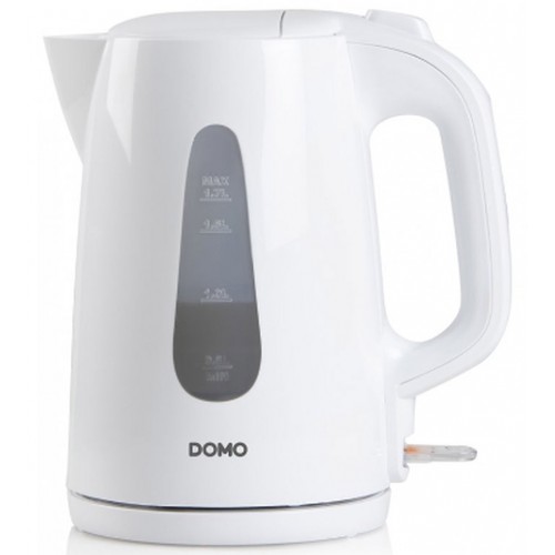 DOMO Wasserkocher schnurlos 1,7l, 2200W, Weiß DO9255WK