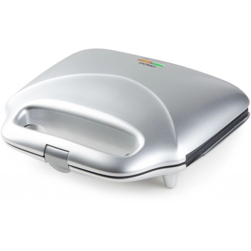 DOMO Sandwichmaker für 2 XL-Sandwiches - silber DO9267C
