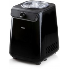 PRIMO Eismaschine mit Kompressor - schwarz 1,2l/135W PR404IM