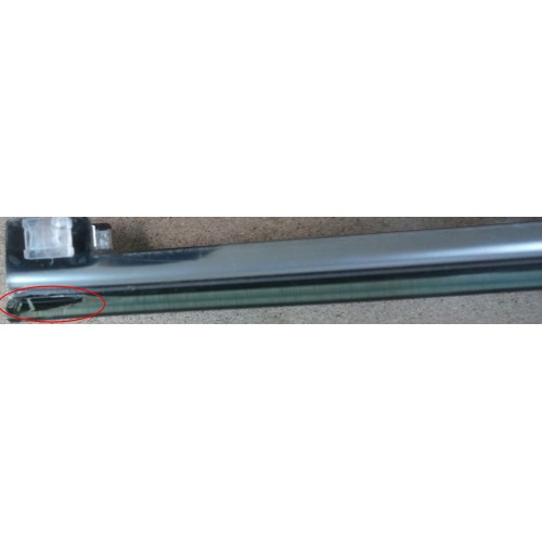 ALCAPLAST GLASS Rost für Duschrinne 850mm, Glas-Schwarz GL1204-850