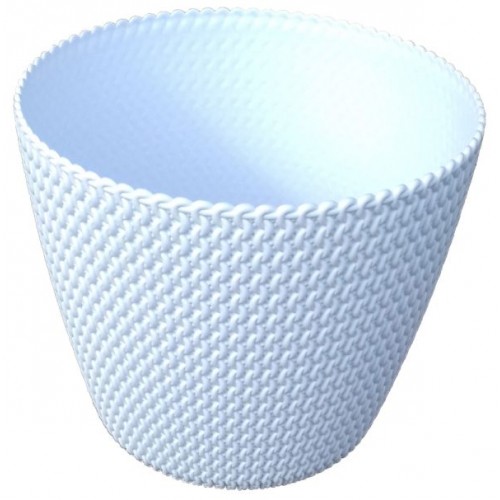 PROSPERPLAST SPLOFY Blumentopf 21,8 cm, Eis-weiss DSP220-656U