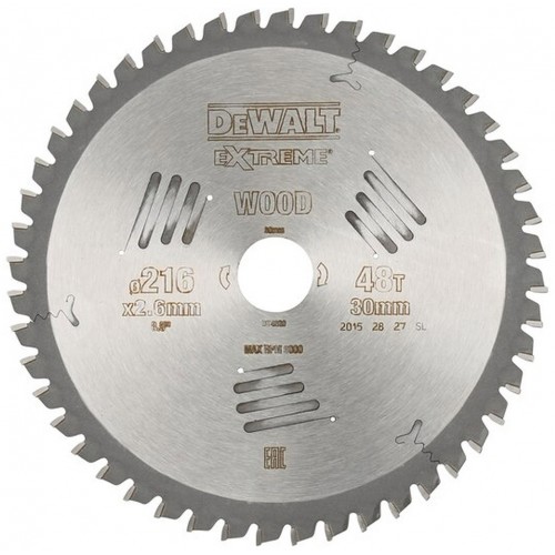 DeWALT DT4320-QZ Kreissägeblatt stationär Extreme 216 x 30 mm 48WZ