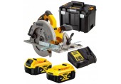 DeWALT DCS572P2-QW Akku-Handkreissaege 184mm XR 18V (2x5,0Ah) Tstak