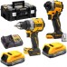 DeWALT DCK2051E2T-QW Akku-Werkzeugset (DCD800+DCF850+18V/2x1,7Ah PowerStack) Tstak