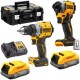 DeWALT DCK2051E2T-QW Akku-Werkzeugset (DCD800+DCF850+18V/2x1,7Ah PowerStack) Tstak