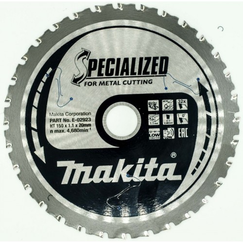 Makita E-02923 Sägeblatt für Metall 150x20mm 32Z