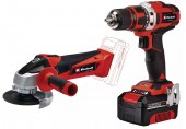 Einhell TE-TK 18/2 Li Kit (CD+AG) Werkzeugset Akku-Schrauber + Akku-Winkelschleife 4257240
