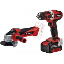 Einhell TE-TK 18/2 Li Kit (CD+AG) Werkzeugset Akku-Schrauber + Akku-Winkelschleife 4257240