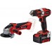 Einhell TE-TK 18/2 Li Kit (CD+AG) Werkzeugset Akku-Schrauber + Akku-Winkelschleife 4257240