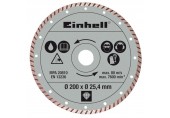 Einhell Diamant-Trennscheibe TURBO 200x25,4 mm für Fliesen 4301175