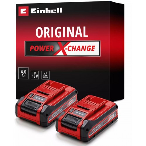 Einhell PXC Akku 2x (18V/4,0Ah) Twinpack 4511629