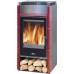 ABX SKAGEN exklusive, Holz-Kaminofen, bordeaux 4651-EXB
