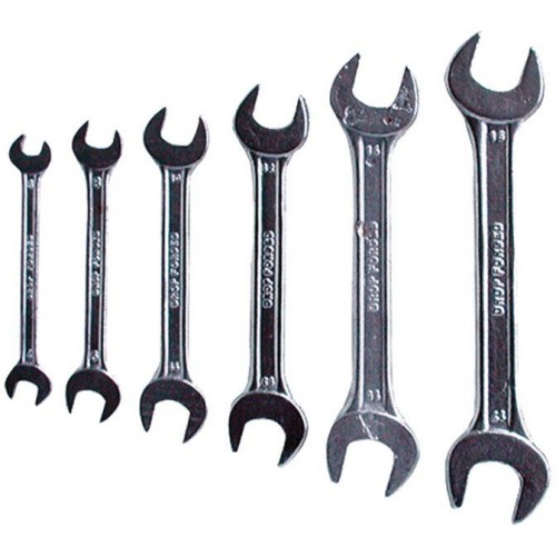 EXTOL CRAFT Schlüssel flach, Set 6 Stck, 6-17mm 6106B