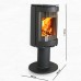 Jotul F 483 Cb Kaminofen mit Drehpodest, Schwarzer Lack