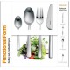 Fiskars Besteckset 24-teilig, mattes Design 1071624