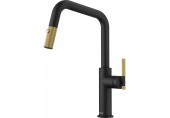 Franke FG 4760.504 MARIS STRIPES Küchenarmatur, matt schwarz/gold 115.0747.676