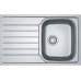 Franke Spark SKX 611-79, 790x500 mm, Küchenspüle, Edelstahl 101.0554.878