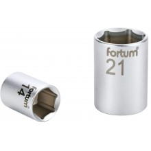 FORTUM Stecknuss 1/2", 9 mm, Länge 38 mm, 61CrV5, 4700409
