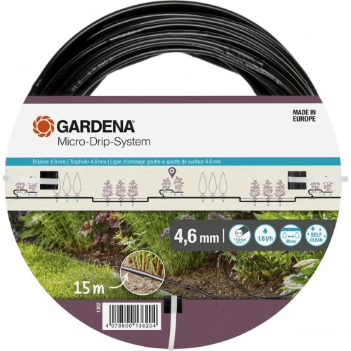 Gardena Micro-Drip-System Tropfrohr 4,6 mm (3/16"), 15 m 1362-20