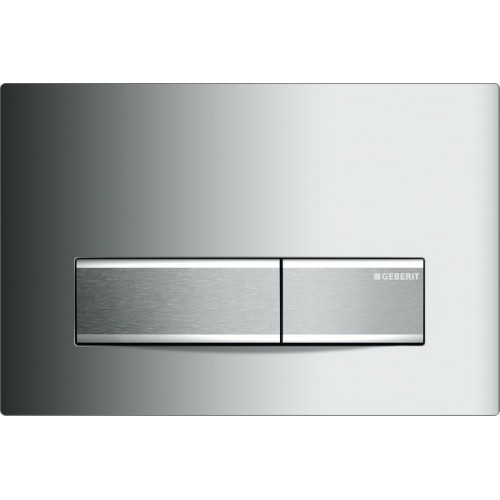 GEBERIT SIGMA 50 Betätigungsplatte, Chrom gebürstet 115.788.21.5