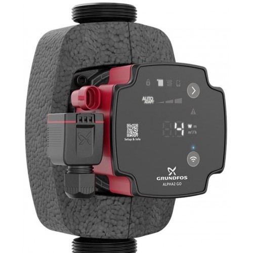 Grundfos ALPHA2 GO 25-60 180 220-240V 9H AF0 Nassläufer-Umwälzpumpe 93074240