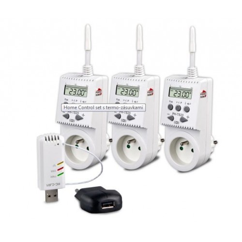ELEKTROBOCK Home Control Set mit Thermostaten SET3 HC-PH-TS20