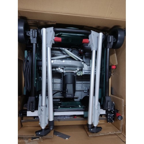 Metabo 600668000 TS 254 Tischkreissäge mit Untergestell und Trolleyfunktion