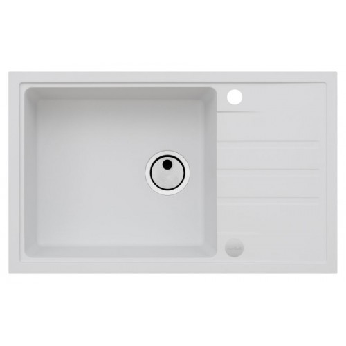 ALVEUS INTERMEZZO 130 Granitspüle, 780 x 480 mm, weiß