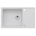 ALVEUS INTERMEZZO 130 Granitspüle, 780 x 480 mm, weiß