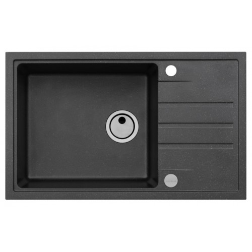 ALVEUS INTERMEZZO 130 Granitspüle, 780 x 480 mm, schwarz