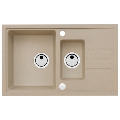 ALVEUS INTERMEZZO 70 Granitspüle, 780 x 480 mm, beige