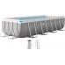 INTEX PRISM FRAME Rechteckpool 400 × 200 × 100 cm mit Filteranlage 220–240V 26788NP