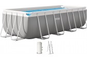 INTEX PRISM FRAME Rechteckpool 400 × 200 × 122 cm mit Filteranlage 220–240V 26790NP