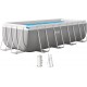 INTEX PRISM FRAME Rechteckpool 400 × 200 × 122 cm mit Filteranlage 220–240V 26790NP