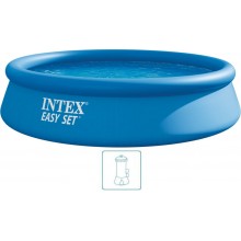 INTEX Easy Set Pool Schwimmbecken 366 x 76 cm filterpumpe 28132NP