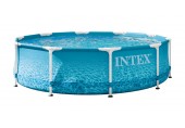 INTEX METAL FRAME BEACHSIDE Pool 305 × 76 cm 28206NP