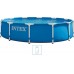 INTEX METAL FRAME Pool 366 x 76 cm mit 12-V-Filteranlage 28212GN