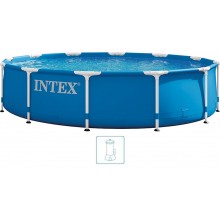 INTEX METAL FRAME Pool 366 x 76 cm mit 220–240-V-Filteranlage 28212NP