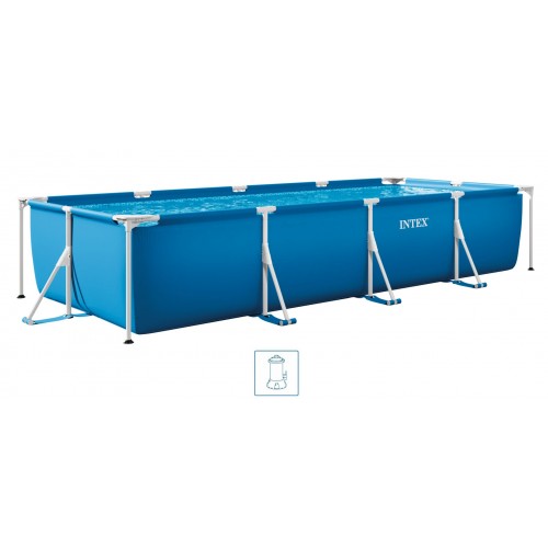 INTEX Small Frame Pools Schwimmbecken 450 x 220 x 84 cm filterpumpe 28274GN INTEX Small Frame Pools Schwimmbecken 450 x 220 x 84 cm filterpumpe 28274GN