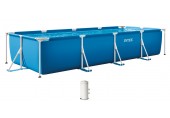 INTEX SMALL FRAME POOLS Schwimmbecken 450 x 220 x 84 filterpumpe 28274NP